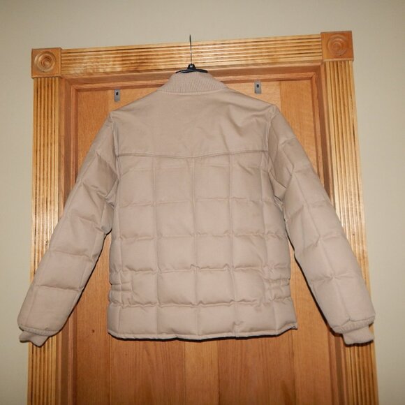Men's Size Medium M ELY Outerwear Cattleman Western Canvas Down Poly Chore Coat - Picture 2 of 3